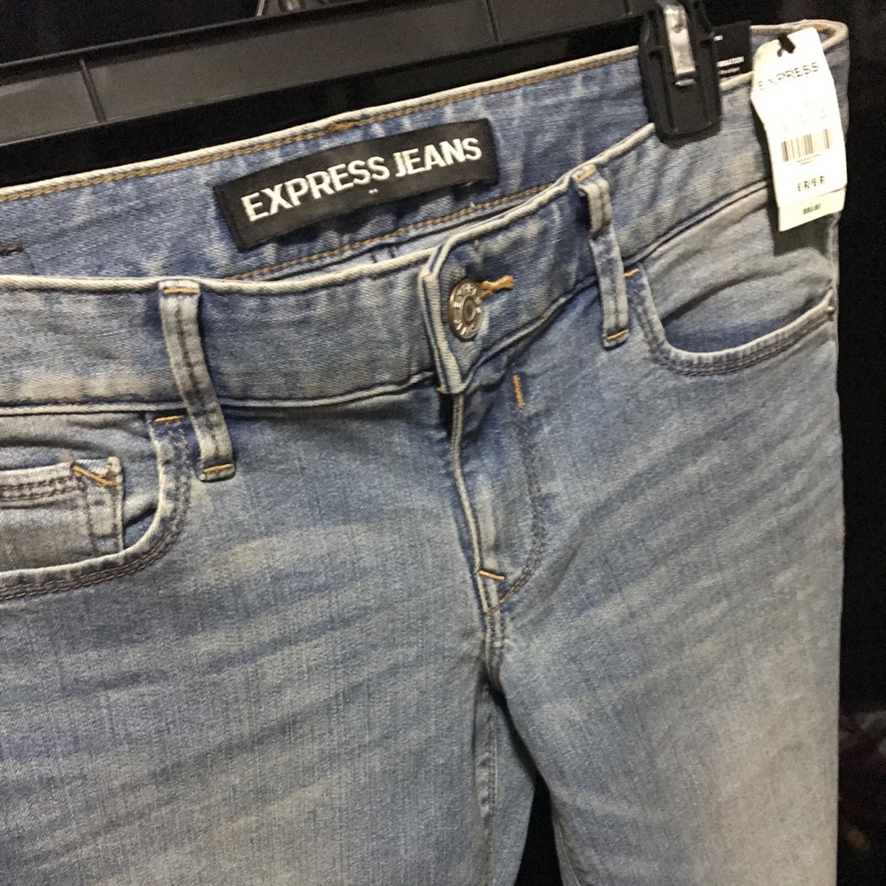 Low Rise Skinny Jeans (Express)